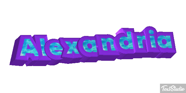 Alexandria Texteffekt