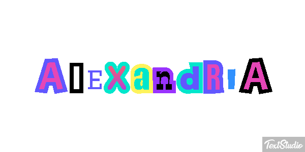 Alexandria Texteffekt