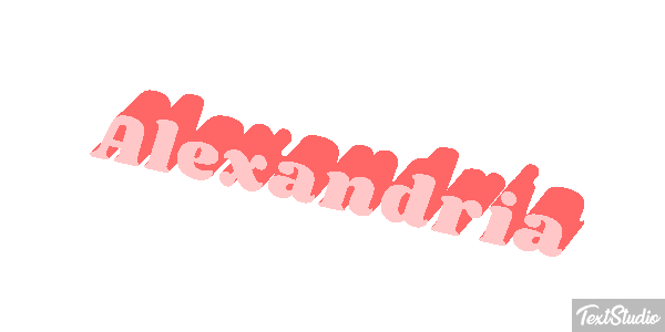 Alexandria Texteffekt