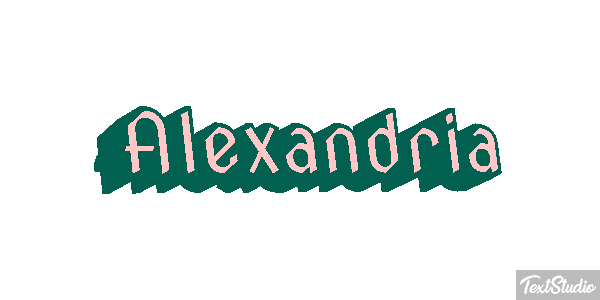 Alexandria Texteffekt