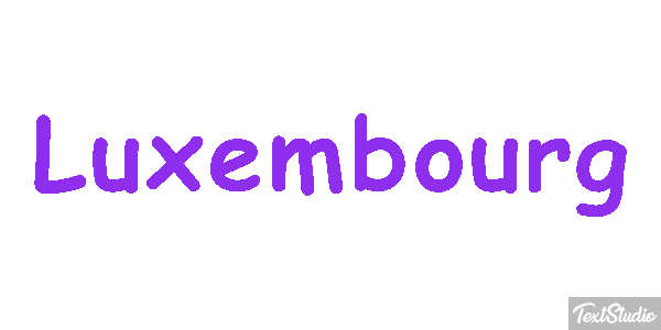 Luxembourg Efekt tekstowy