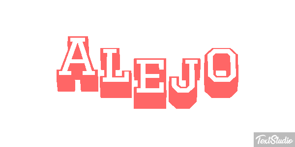 Alejo Efecto de texto