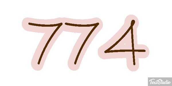 774 Texteffekt