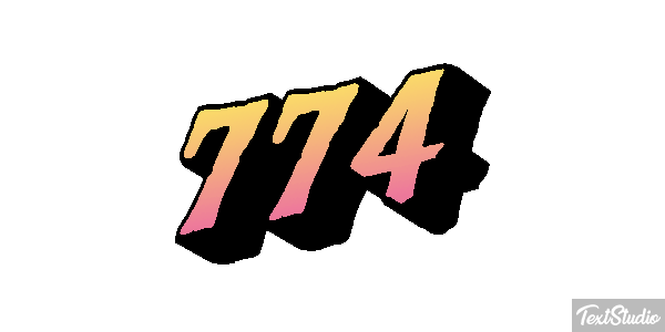 774 Texteffekt