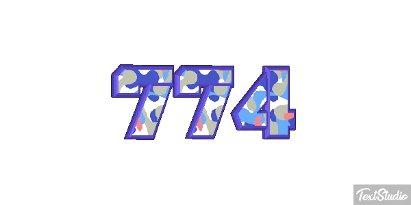 774 Texteffekt