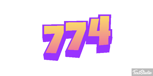 774 Texteffekt