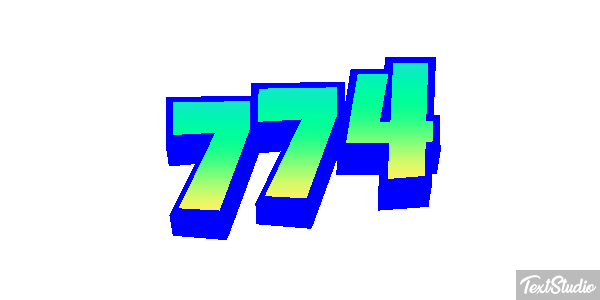 774 Texteffekt