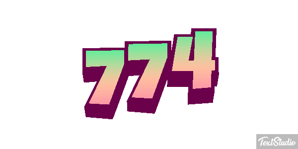 774 Texteffekt