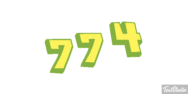 774 Texteffekt