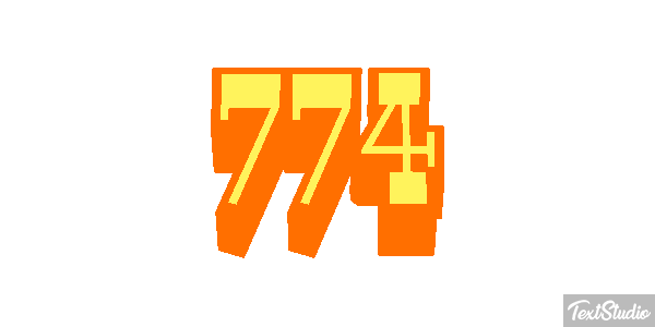 774 Texteffekt