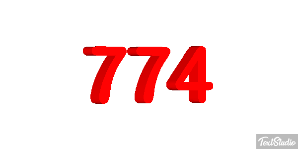 774 Texteffekt
