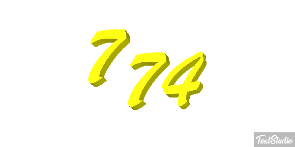 774 Texteffekt