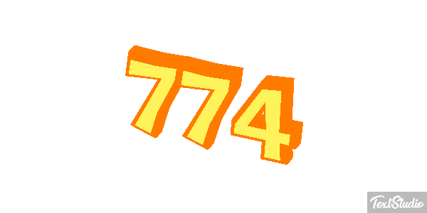 774 Texteffekt