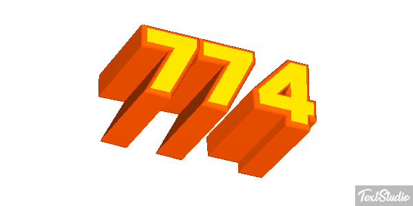 774 Texteffekt