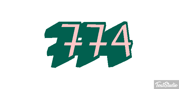 774 Texteffekt