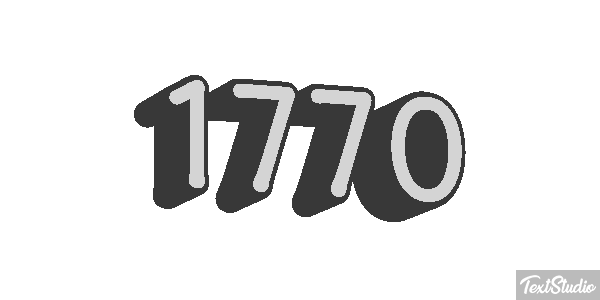 1770 Текстовый эффект