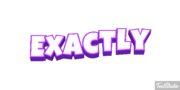 Exactly Texteffekt