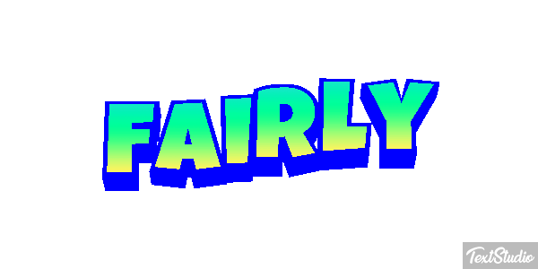 Fairly Text effect