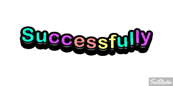 Successfully Effetto testo