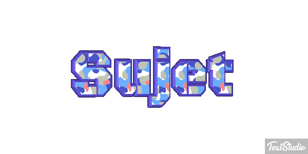 Sujet Effet de texte
