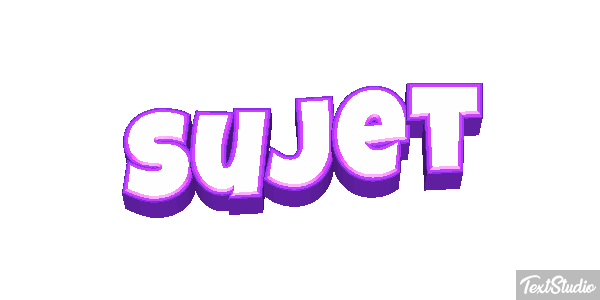 Sujet Effet de texte