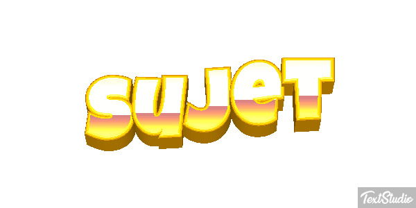 Sujet Effet de texte