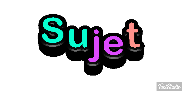 Sujet Effet de texte