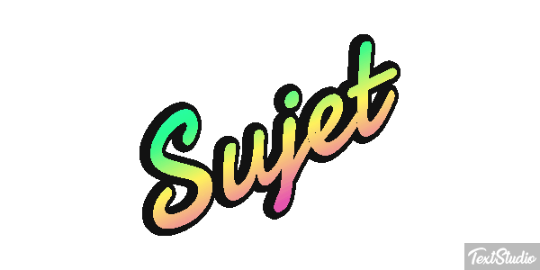 Sujet Effet de texte