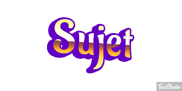 Sujet Effet de texte