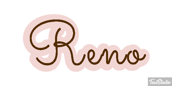 Reno Текстовый эффект