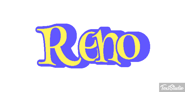 Reno Текстовый эффект