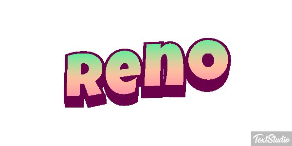 Reno Текстовый эффект