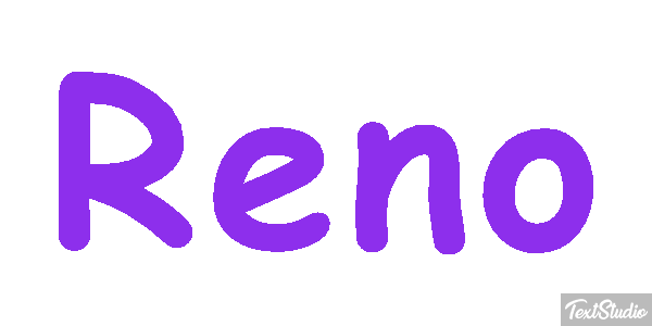 Reno Текстовый эффект