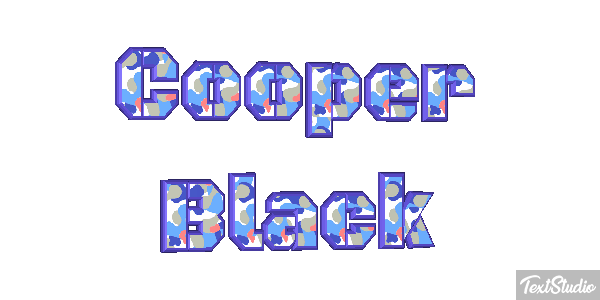 Cooper Black テキスト効果