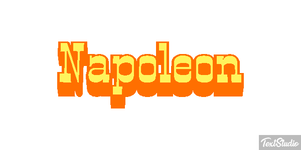 Napoleon Effetto testo
