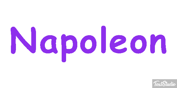 Napoleon Effetto testo