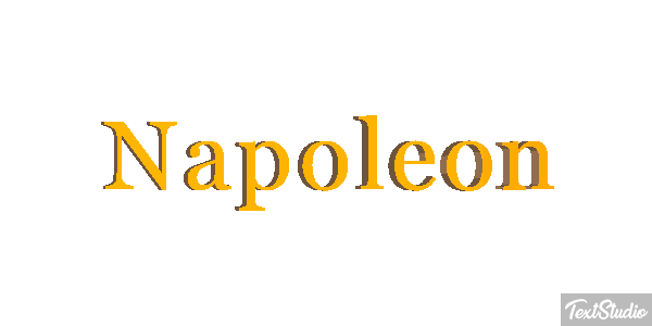 Napoleon Effetto testo
