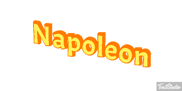 Napoleon Effetto testo
