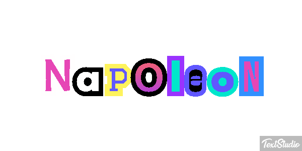 Napoleon Effetto testo