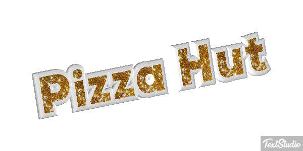 Pizza Hut Texteffekt
