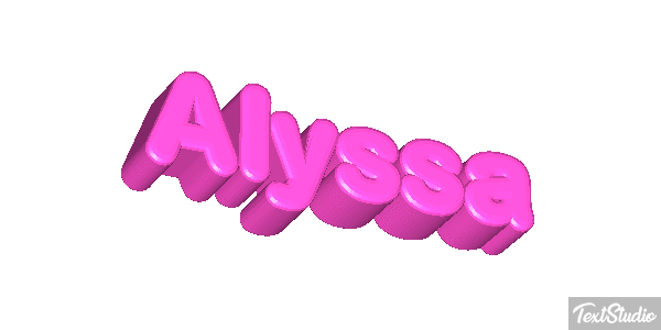 Alyssa Text effect