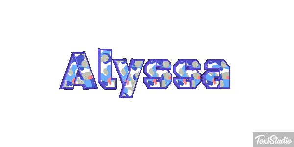 Alyssa Text effect