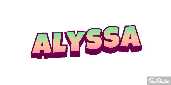 Alyssa Text effect