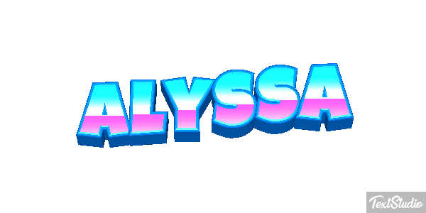 Alyssa Text effect