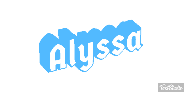 Alyssa Text effect