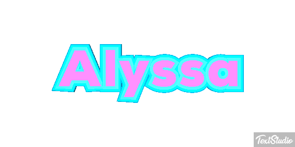 Alyssa Text effect