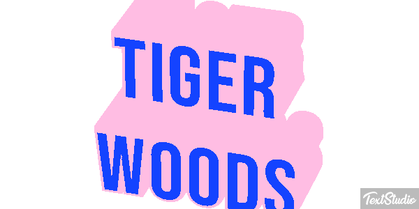 Tiger Woods Metin efekti