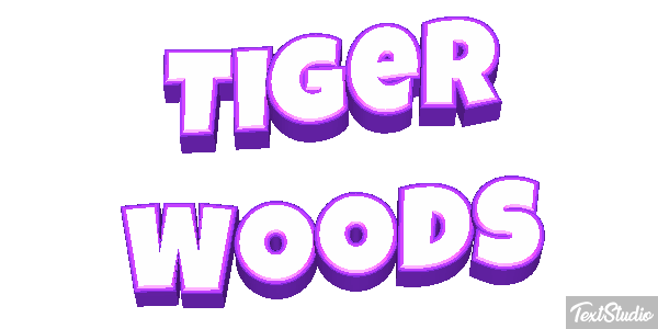 Tiger Woods Metin efekti
