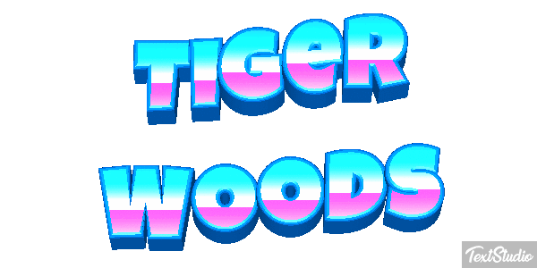 Tiger Woods Metin efekti