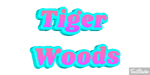 Tiger Woods Metin efekti